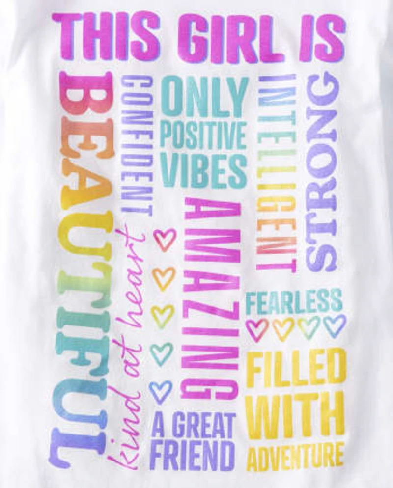 Girls This Girl Is Beautiful Graphic Tee