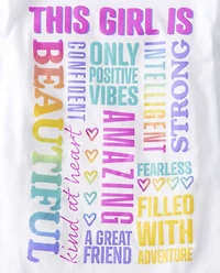 Girls This Girl Is Beautiful Graphic Tee
