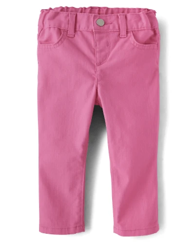 Baby And Toddler Girls Straight Jeans