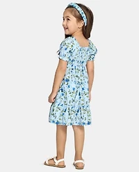Toddler Girls Mommy And Me Floral Ruffle Dress