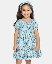 Toddler Girls Mommy And Me Floral Ruffle Dress