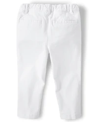 Baby And Toddler Boys Uniform Stretch Skinny Chino Pants