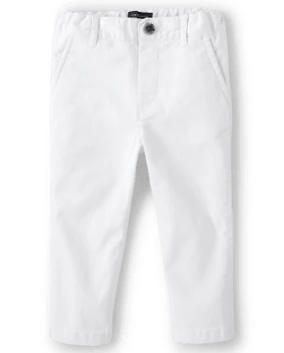 Baby And Toddler Boys Uniform Stretch Skinny Chino Pants
