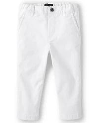 Baby And Toddler Boys Uniform Stretch Skinny Chino Pants