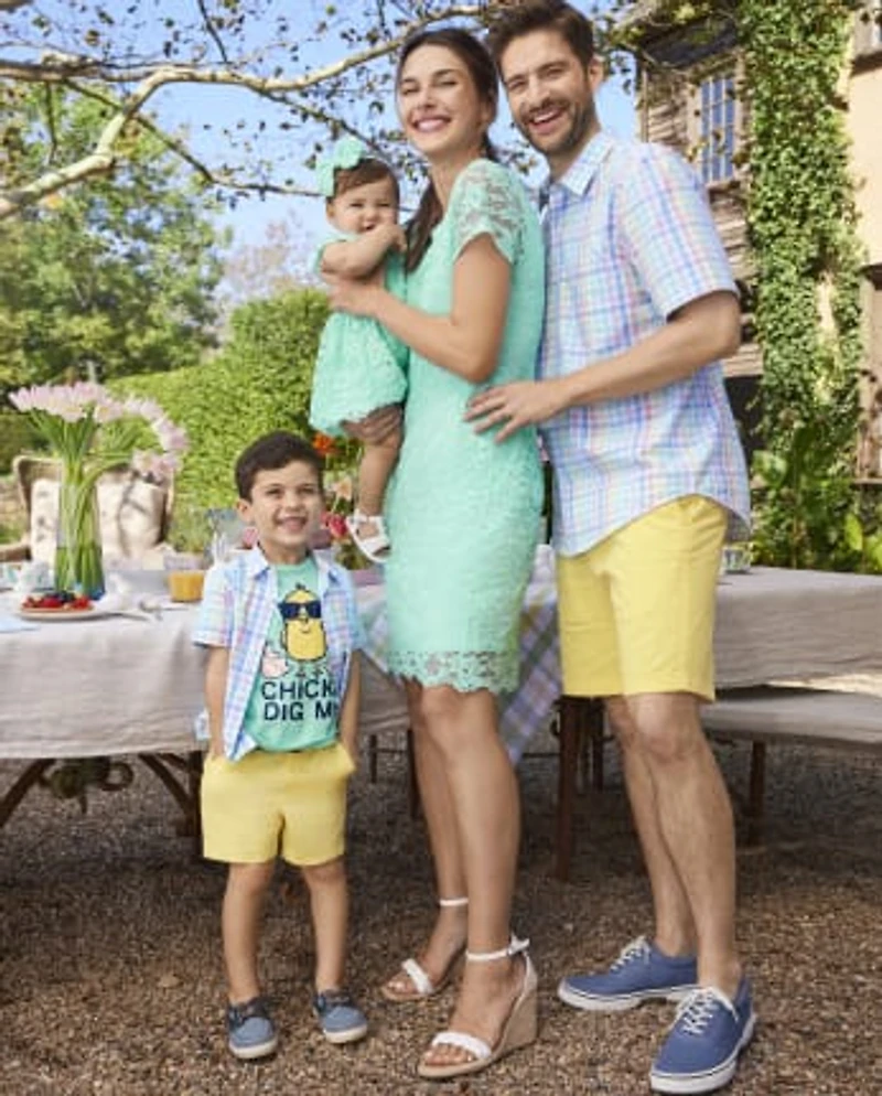 Baby And Toddler Boys Belted Chino Shorts