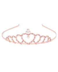 Girls Jeweled Heart Tiara Headband