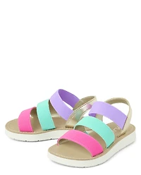 Toddler Girls Colorblock Sandals
