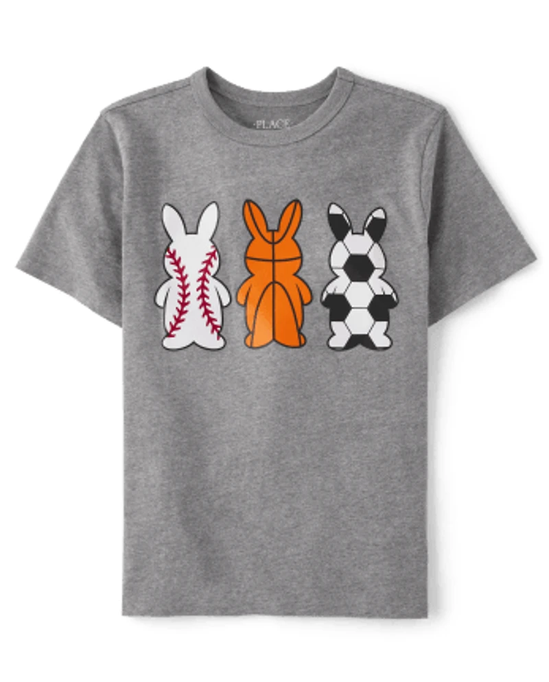 Boys Easter Sports Graphic Tee