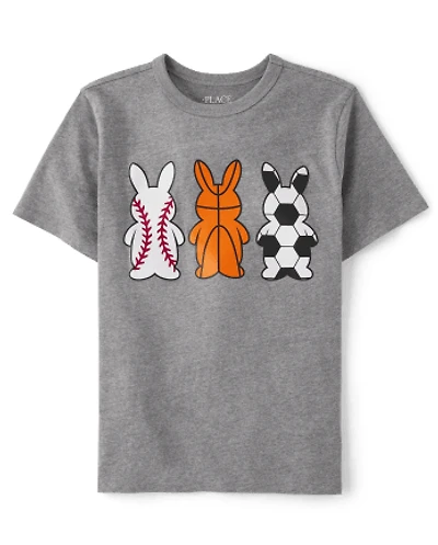 Boys Easter Sports Graphic Tee