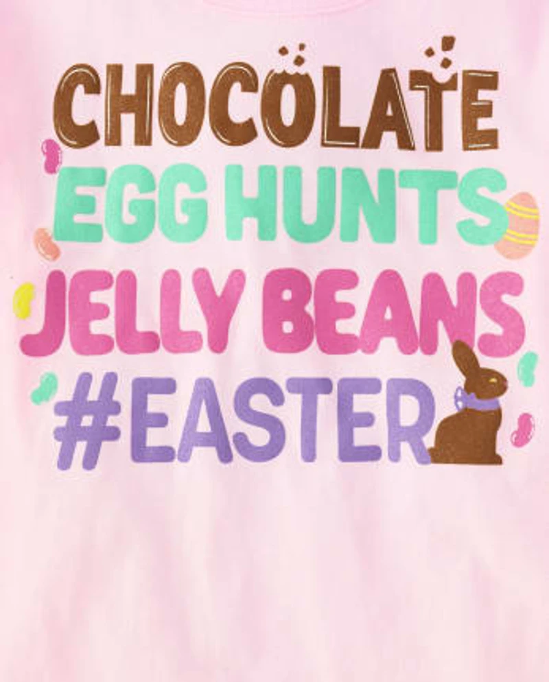 Girls Easter Graphic Tee