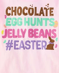 Girls Easter Graphic Tee