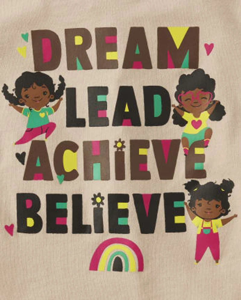 Baby And Toddler Girls Dream Graphic Tee