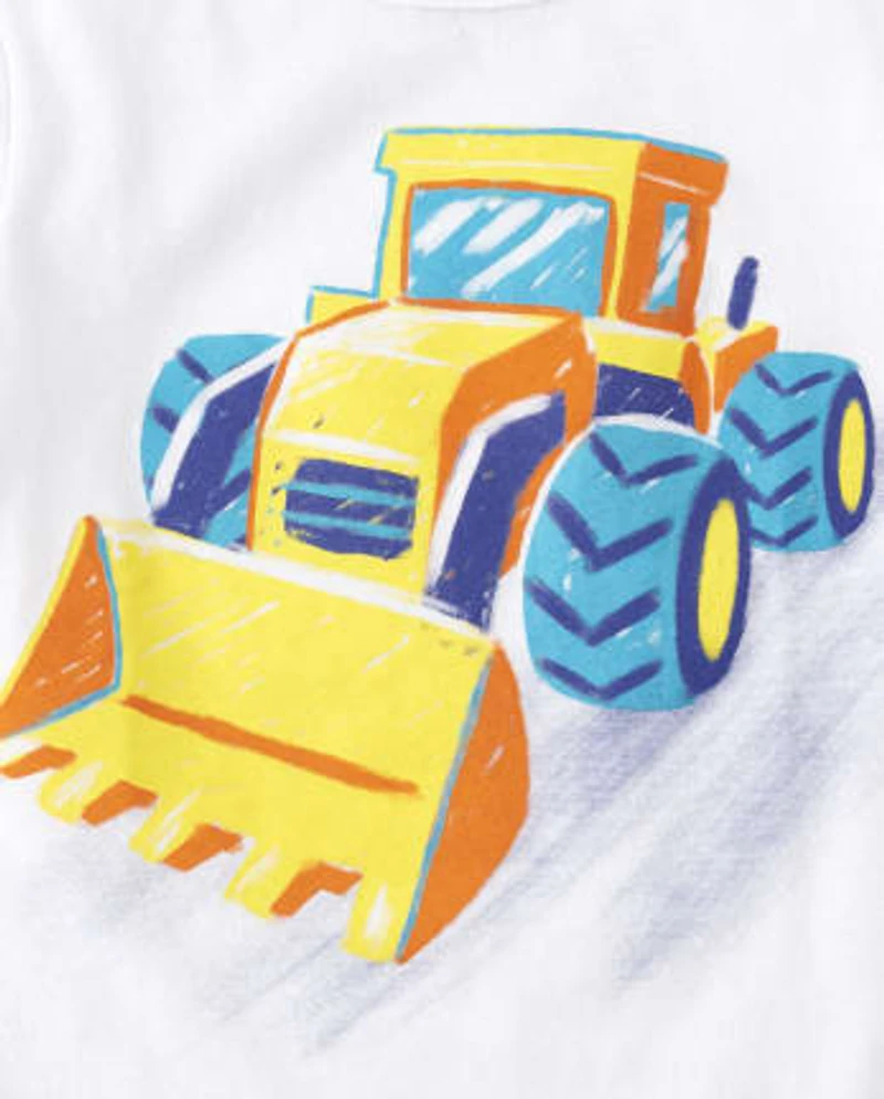 Baby And Toddler Boys Vehicle Graphic Tee 3-Pack