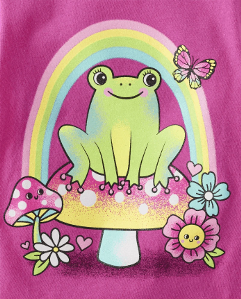 Baby And Toddler Girls Kindness Graphic Tee 2-Pack