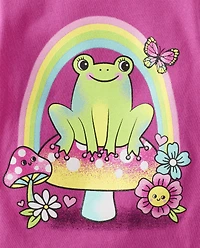 Baby And Toddler Girls Kindness Graphic Tee 2-Pack