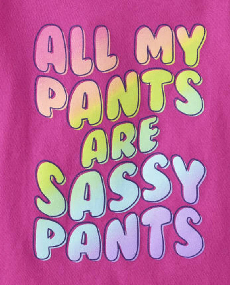 Baby And Toddler Girls Sassy Graphic Tee 2-Pack