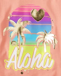 Girls Summer Trends Graphic Tee 4-Pack