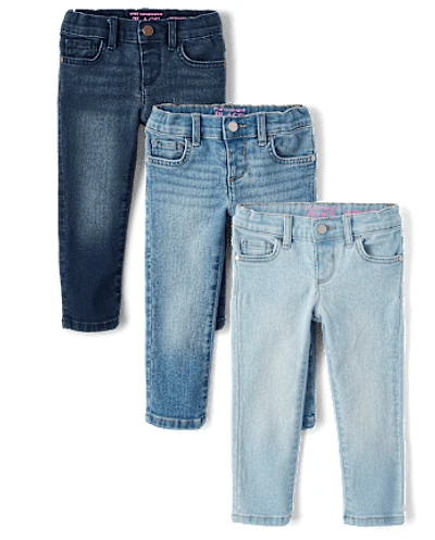 Toddler Girls Skinny Jeans 3-Pack