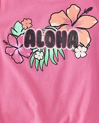 Lot de 3 débardeurs Aloha pour petites filles