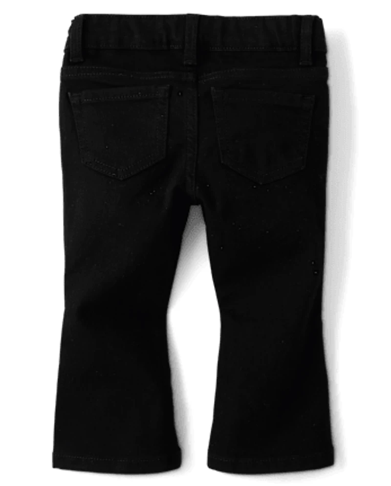 Baby And Toddler Girls Flare Jeans