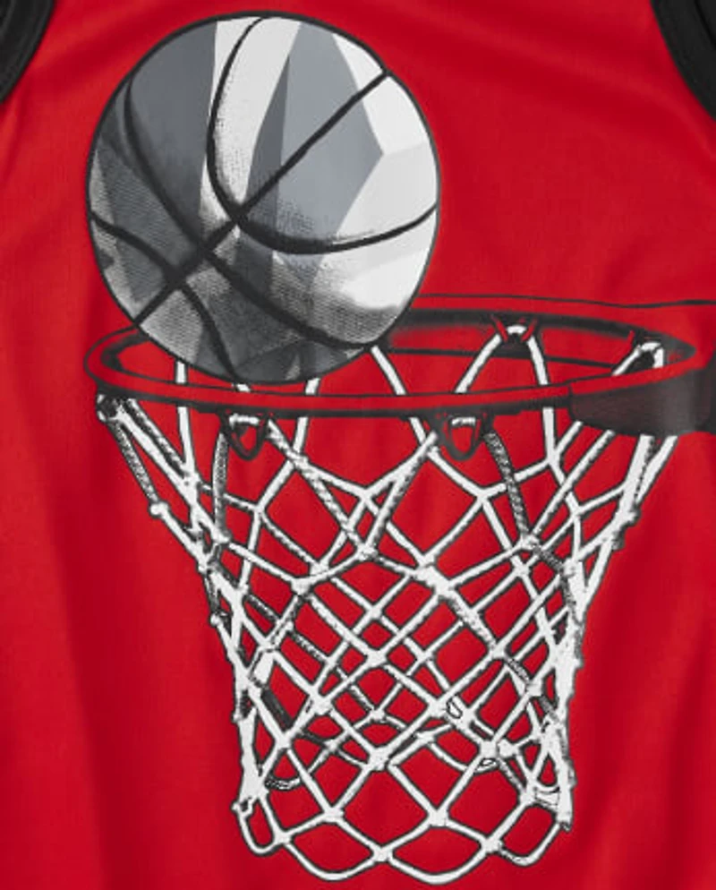 Boys Basketball Performance Tank Top