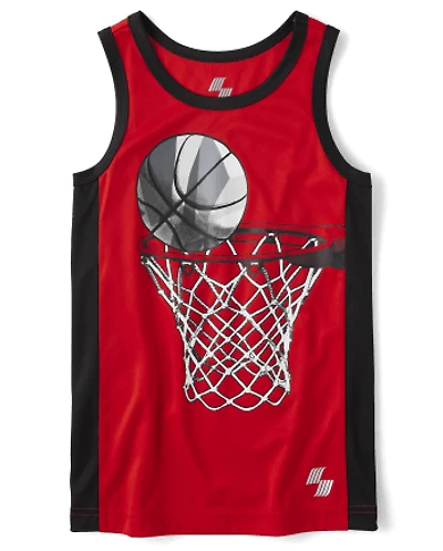 Boys Basketball Performance Tank Top