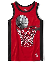 Boys Basketball Performance Tank Top