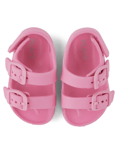 Claquettes à boucle pour bébés filles