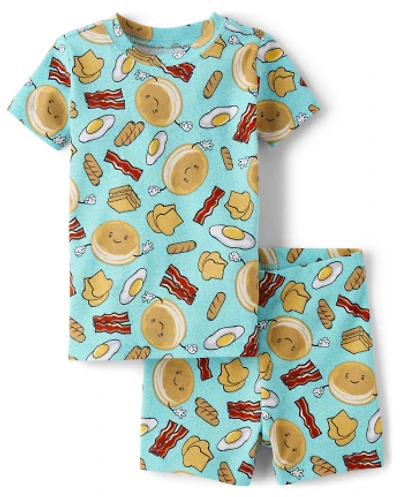 Pyjama Bébé Et tout-petit Breakfast Snug Fit en coton