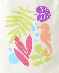 Lot de 5 bodys à feuilles tropicales pour bébé fille