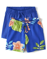 Lot de 2 shorts tropicaux bébé garçon