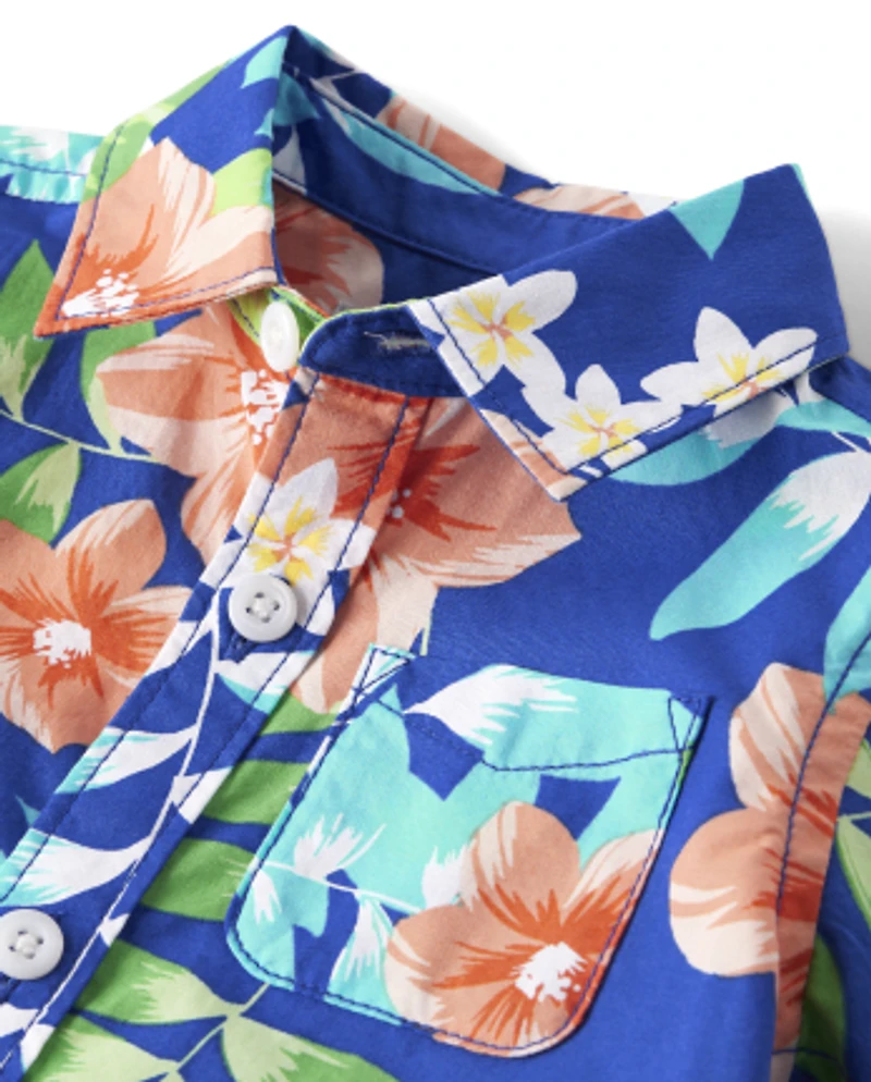 Bébé Garçons Famille assortie Tropical 2-Pièce Outfit Ensemble