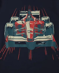 Lot de 3 t-shirts à imprimé véhicule pour garçons