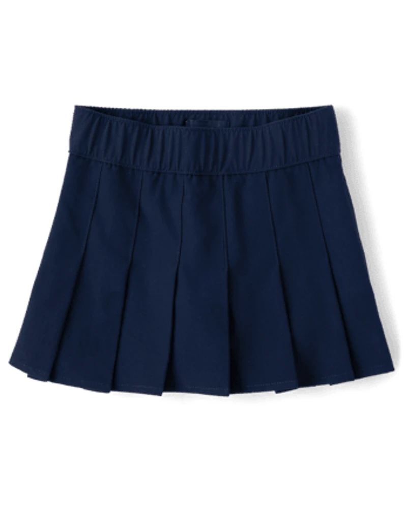 Girls Uniform Quick Dry Pleated Skort
