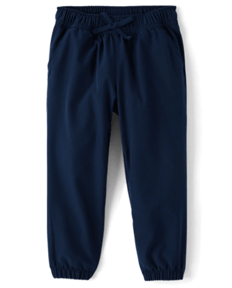 Girls Quick Dry Stretch Pull On Jogger Pants