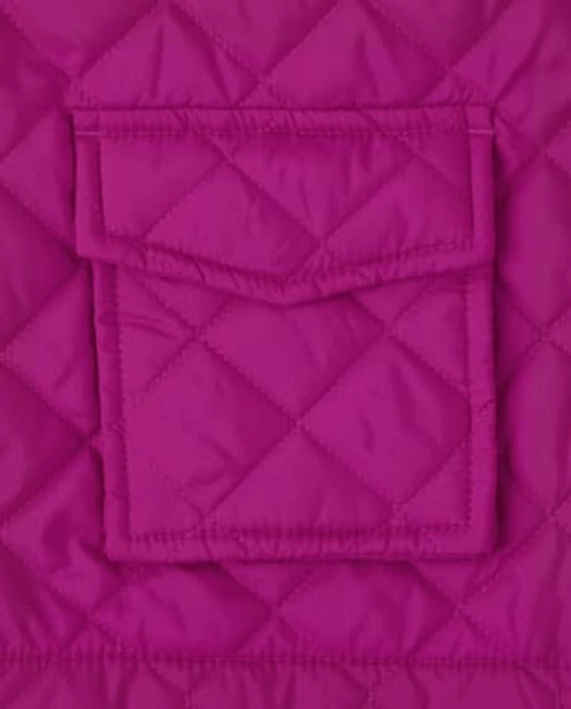 Girls Quilted Puffer Jacket