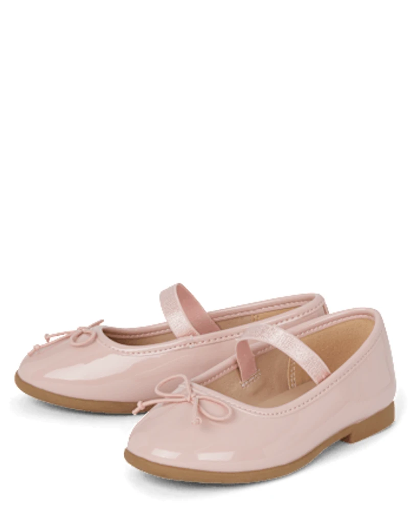 Ballerines à nœud pour petites filles