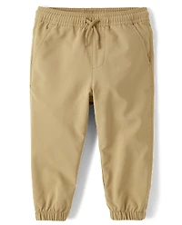 Baby And Toddler Boys Quick Dry Stretch Pull On Jogger Pants