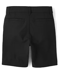 Short chino premium à séchage rapide pour uniforme garçon