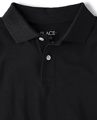 Boys Uniform Pique Polo 2-Pack