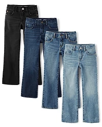 Boys Bootcut Jeans 4-Pack