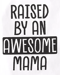 Baby And Toddler Boys Awesome Mama Graphic Tee
