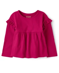Baby And Toddler Girls Babydoll Top