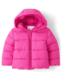 Toddler Girls Hooded Puffer Jacket