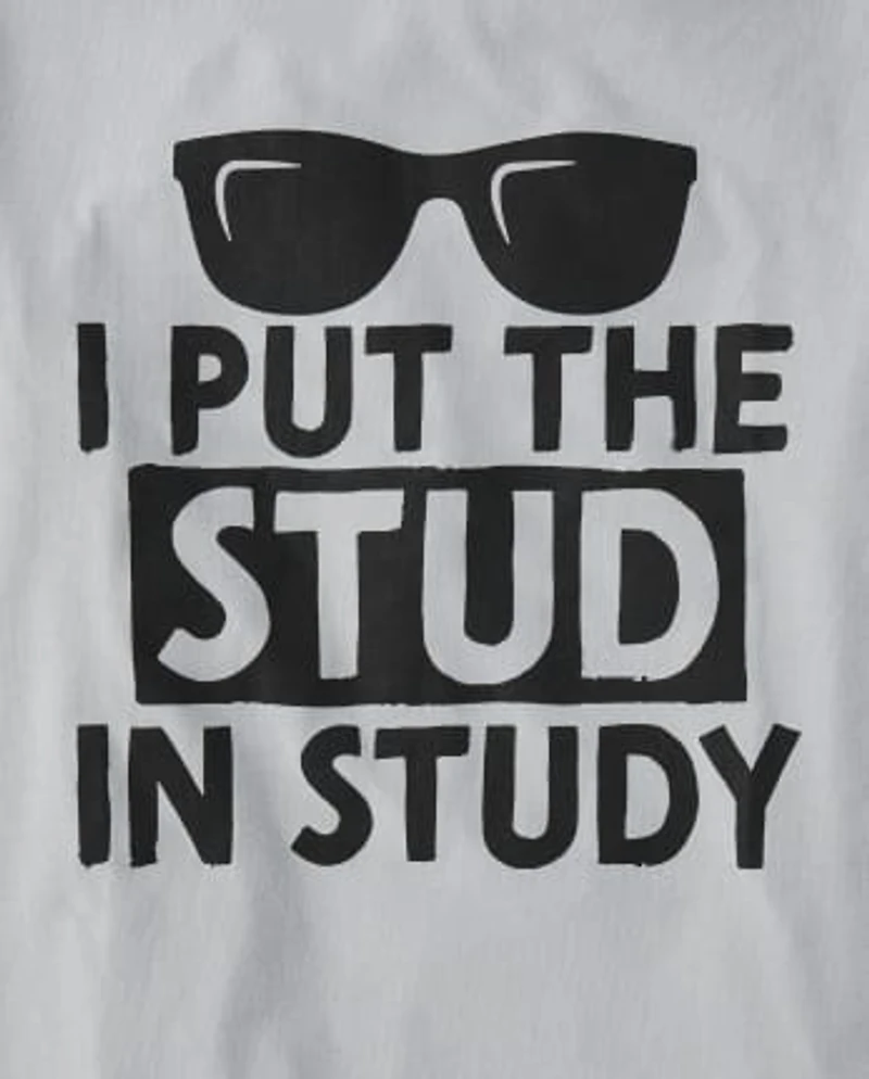 Boys Stud Graphic Tee