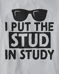 Boys Stud Graphic Tee