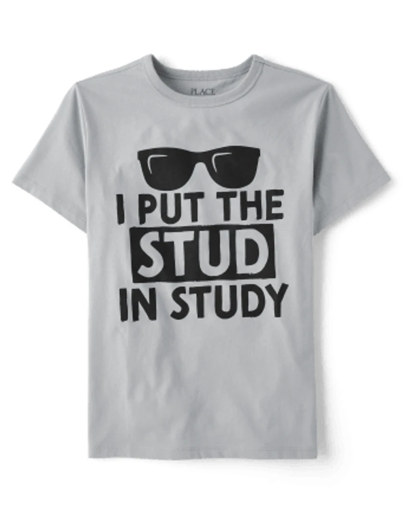 Boys Stud Graphic Tee