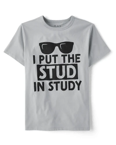 Boys Stud Graphic Tee