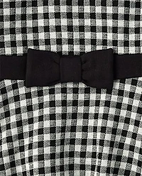 Toddler Girls Gingham Fit And Flare Dress