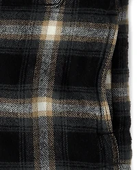 Baby And Toddler Boys Plaid Sherpa Lined Shacket